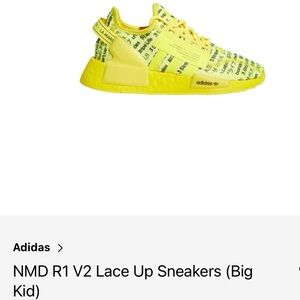 Adidas Kids NMD R1 V2 Yellow Sneakers